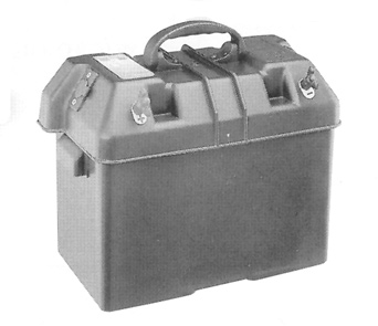 Battery box power,plastic 34x20x23 cm