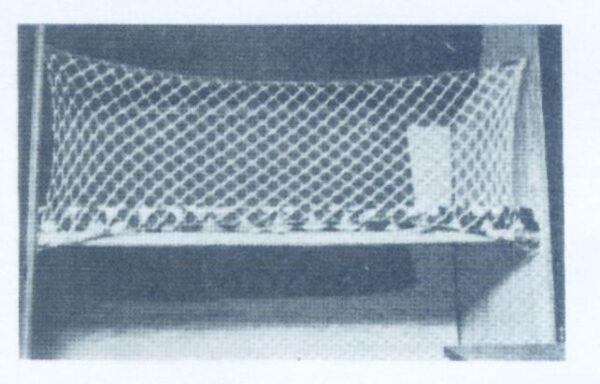 Nets for bowrail and for beds, 25mm holes
