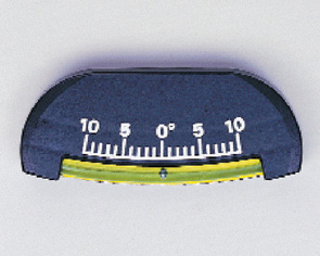 Plastic Clinometer, 10 degrees, 8.89 x 3.81 cm