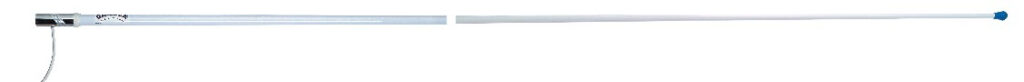 VHF Antenna, Glomex, w/ 6dB gain average, L 2,4m, 4,5m coaxial cable & PL259 connector