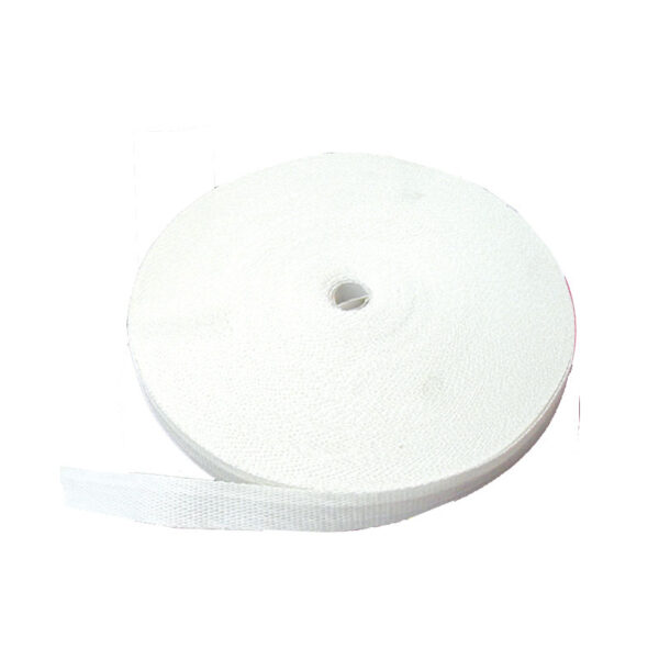 Cincha Poliester 25mm Blanca (Rollo 50m)