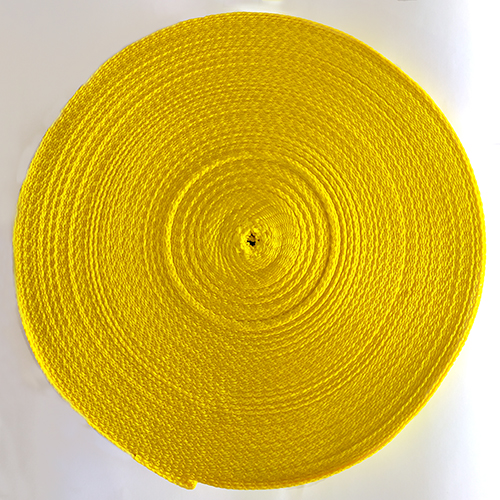 Cincha Polipropileno,25mm-Amarillo( Rollo 50m)