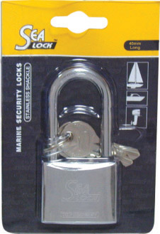 Candado Marino "Sealock", Con Asa Larga--40mm