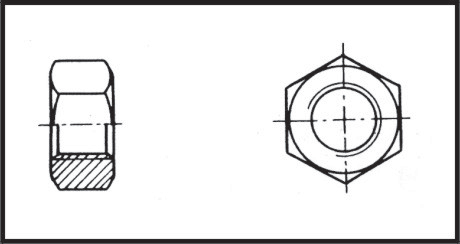 Tuerca Hexagonal O 10 mm Inox 316 DIN 934 / ISO 4032-5p