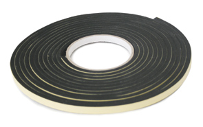 Cinta Neopreno "Hatchseal", 3m x 19mm x 3mm,negra