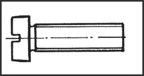 Tornillo Cabeza Cilindrica 5X40mm Inox Bolsa (35pzas)