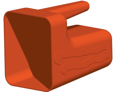 Achicador,2.5lt.-158x128x215mm, naranja