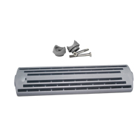 Jueho peldaño con acople , tubo 22mm,L.18cm , Gris