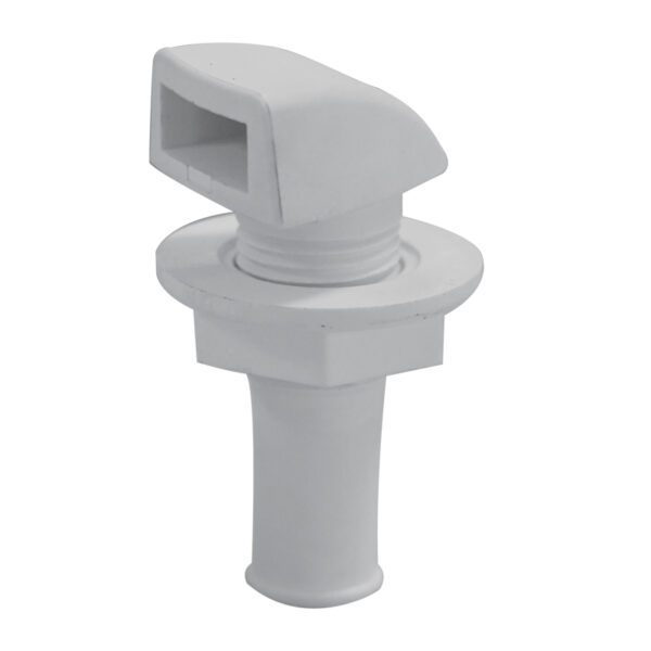 Toma de ventilación para casco, manguera de 1/2'', blanco