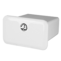 CAJA VHF / PORTAOBJETOS BLANCO 174x292x250mm