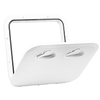 TOP LINE Registro 370x375mm Satinado Negro, ISO12216