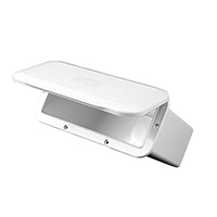 PORTA OBJETOS 104x235x165mm SATINADO BLANCO