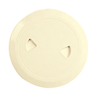 Escotilla de inspección con rosca autocentrante y junta tórica , Int.Ø168mm, Crema