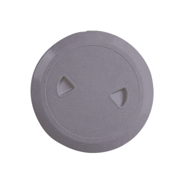 Escotilla de inspección con rosca autocentrante y junta tórica , Int.Ø133mm, Gris