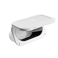 CAJA OVALADA BLANCA 111,5x177,5x73,5mm