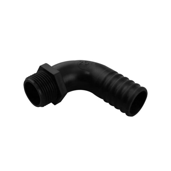 RACORD ACODADO 3/4 TUBO 25MM