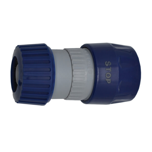 Conector rápido hembra con manguera de Ø20 (1/2 ") y válvula de" parada "