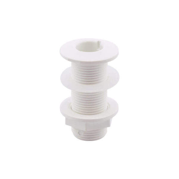 Pasacasco blanco para válvula 1'',con arandela, L.87mm, ISO