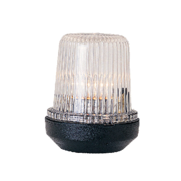 Luz todo horizonte CLASSIC 12, blanca 360 °, con carcasa negra