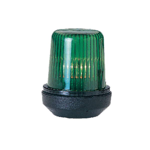 Luz todo horizonte CLASSIC 12, verde 360 ​​°, con carcasa negra