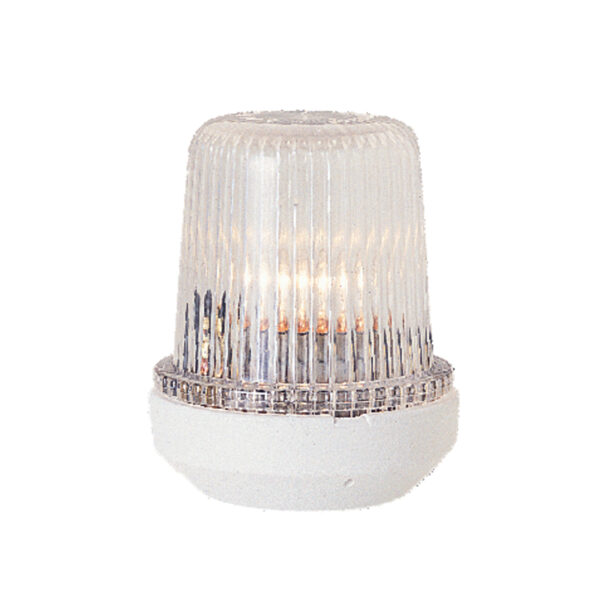 Luz todo horizonte CLASSIC 12, blanco 360 °, con carcasa blanca
