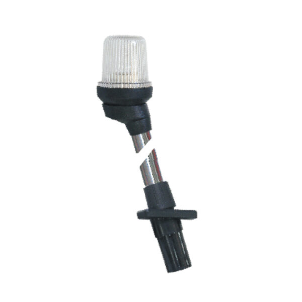 Luz todo horizonte telescópica de 54 cm con carcasa negra