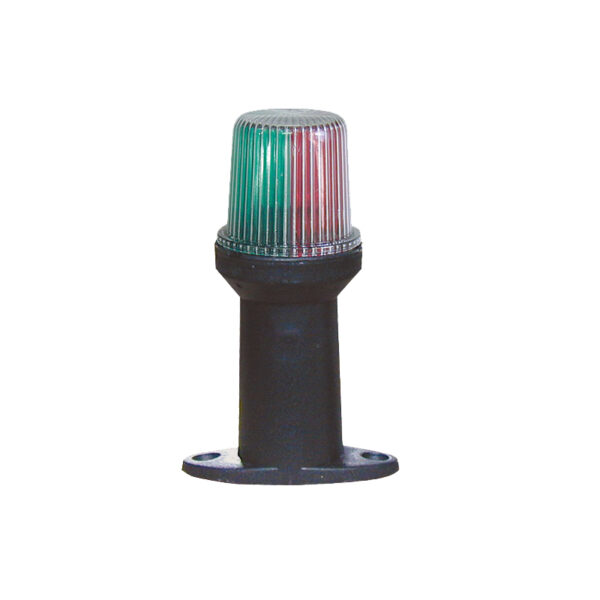 Luz todo horizonte, tricolor 360 °, con carcasa negra