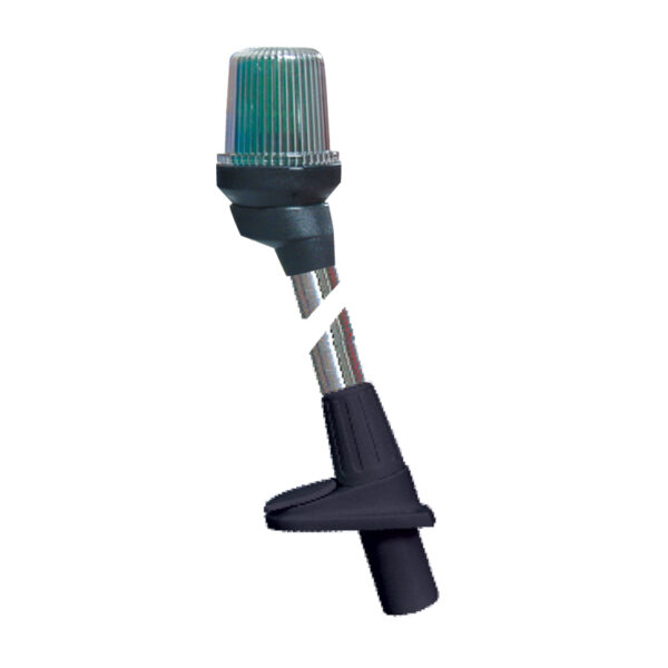 Luz todo horizonte, tricolor, enchufable de 54 cm, con carcasa negra