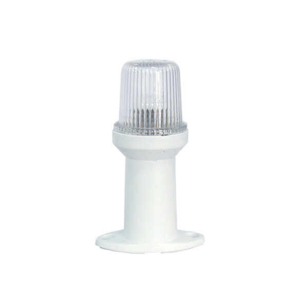 Luz todo horizonte, 360 ° blanca, con carcasa blanca