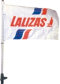 Mastil para bandera 100cm negro
