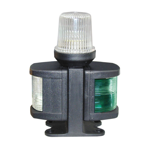 CLASSIC 12 Luz integral, de popa y bicolor, con carcasa negra