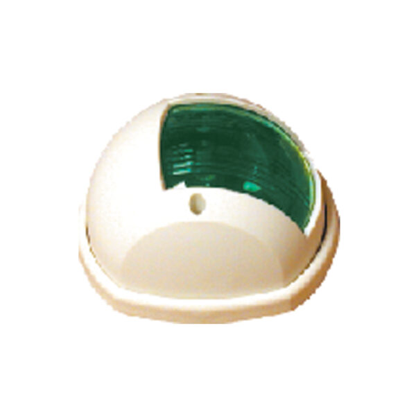 Luz de estribor CYCLIC 12 112,5 °, con carcasa blanca