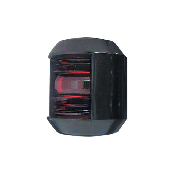 Luz de babor JUNIOR 7 112,5 °, con carcasa negra