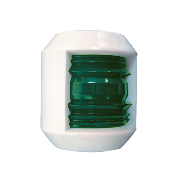Luz de estribor JUNIOR 7 112,5 °, con carcasa blanca