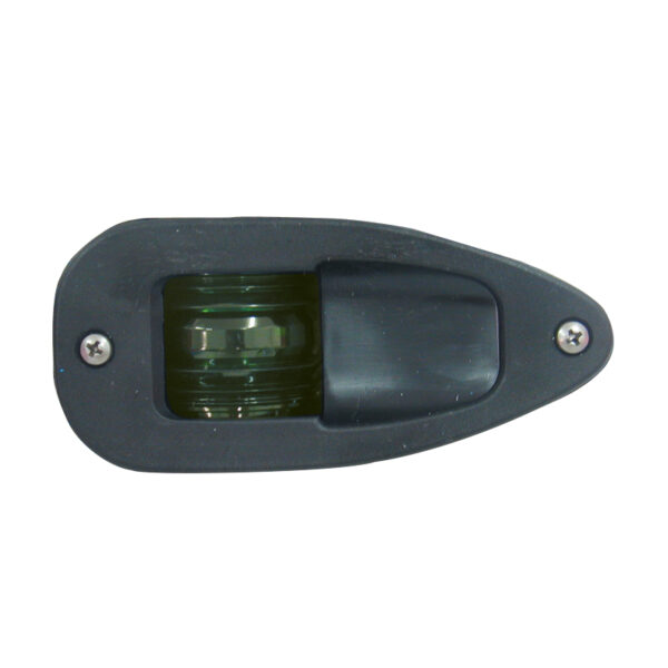 Luz de estribor MATI 7 112,5 °, con carcasa negra