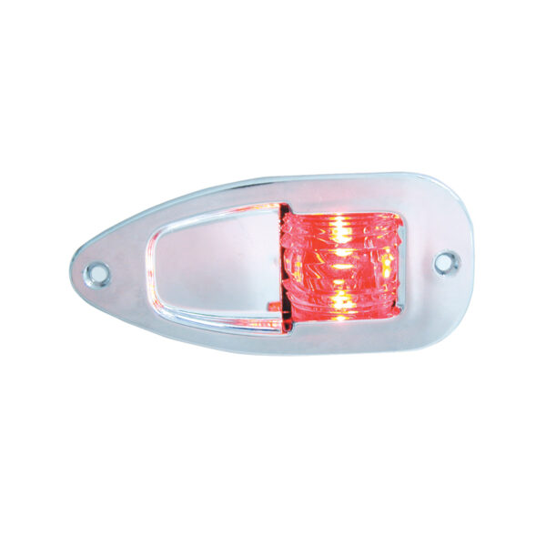 Luz de puerto MATI 7 112,5 °, con carcasa cromada