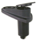 Base para enchufable de luz, negro
