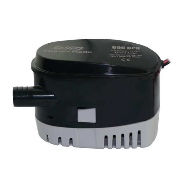Bomba de Sentina Sumergible Autómatica, 600Gph, 12V
