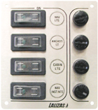 Panel Control "SP4 Ultra"-4Interrup.Inox 316, 12/24V