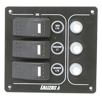 Panel Control"SP3 Offshore"12V,120x110mmx1,5mm,Charcoal
