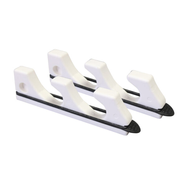 Soportes para la estiba de 2 cañas de pesca, Par, Blanco