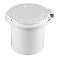 CAJA DUCHA REDONDA BLANCA