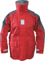 Chaqueta Sailing Adulto “ΙΤ”, roja/gris- M