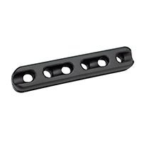 Amortiguador goma MILLA L.218mm para caboØ14mm, Negro