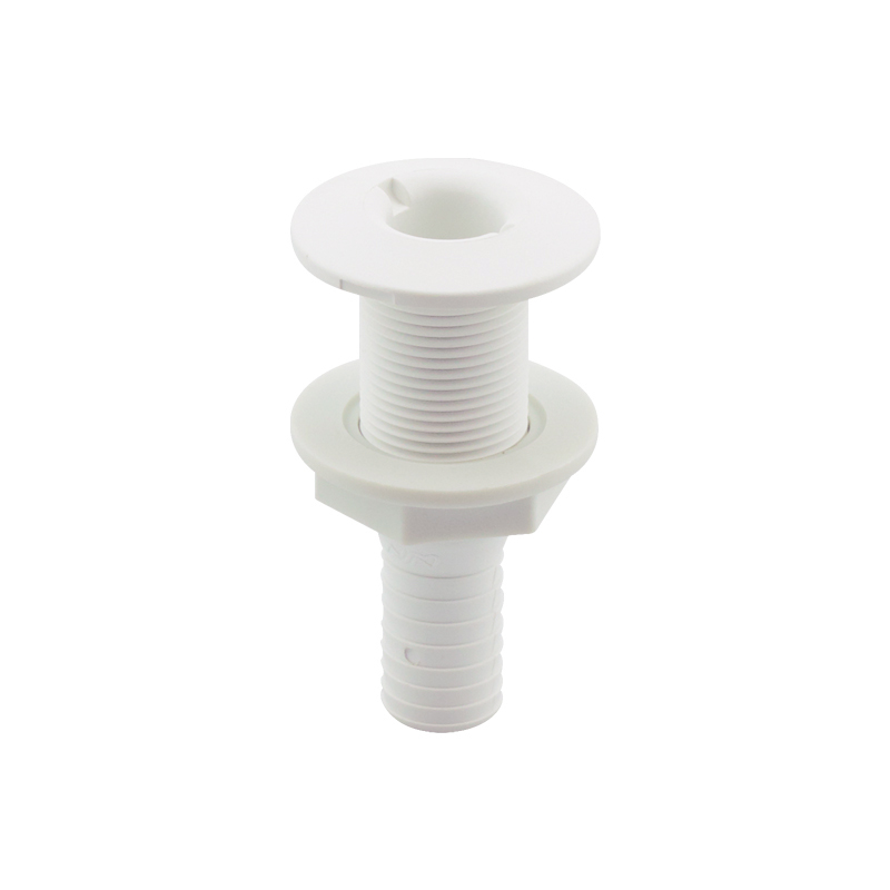 Pasacasco blanco para válvula 3/4'', con conector para manguera Ø19mm,: imagen 1