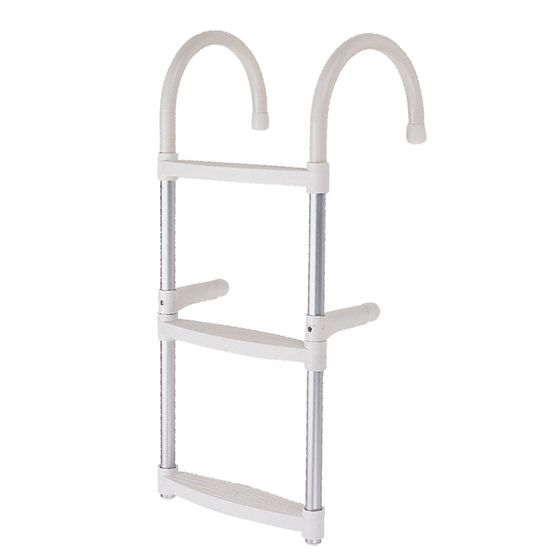 Escalera de Aluminio, 3 Peldaños, L830xA350mm: imagen 1
