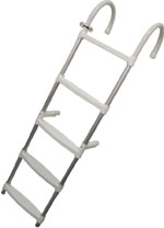 Escalera de Aluminio, 5 Peldaños, L1360xA350mm