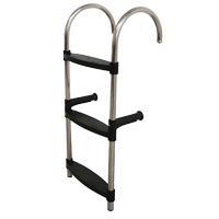 Escalera, Inox 316, 3 Peldaños, L830xA350mm