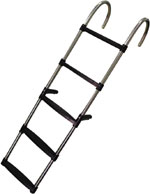 Escalera, Inox 316, 5 Peldaños, L1360xA350mm