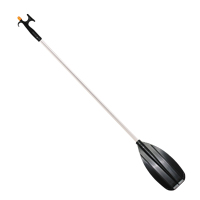 Pagaya con Bichero Doble,Negra, L165cm, Ø25mm